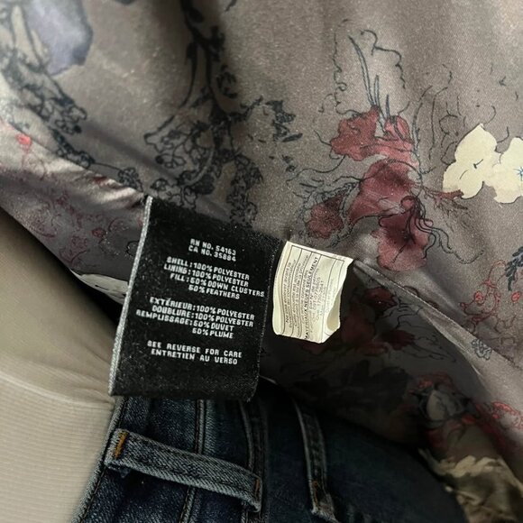 Cole Haan Signature Taffeta Down Quilted Oversize Hooded Front Zip Coat [size L] - Picture 10 of 11